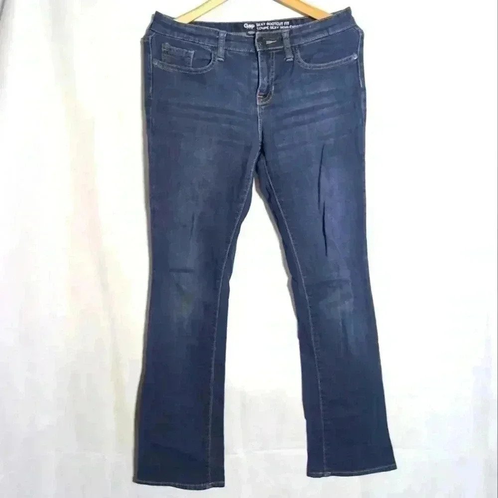 Gap SEXY BOOTCUT FIT ... COUPE SEXY SEMI-ÉVASÉE Blue Jeans sz 4